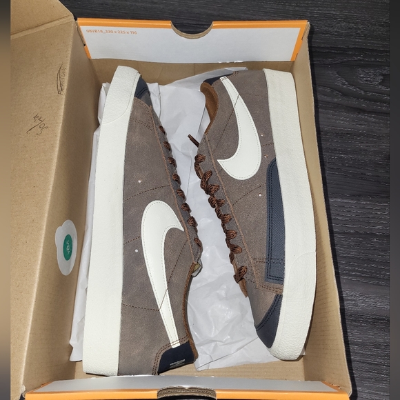 OG Nike Blazer Low '77 Premium Vintage 'Certified Fresh - Pecan' - Picture 10 of 13